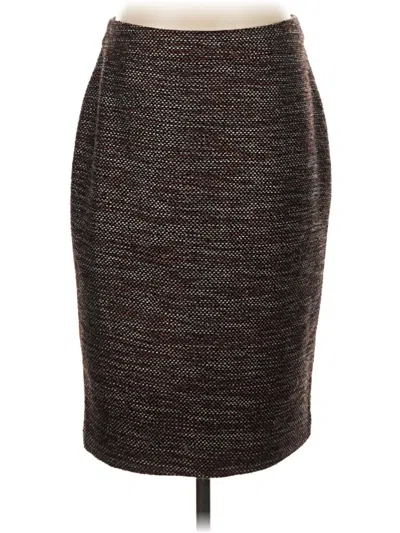 Pre-owned Ann Taylor Formal Skirt In Brown