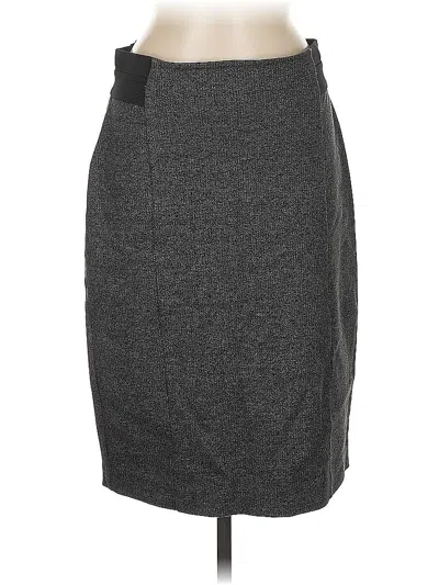Pre-owned Ann Taylor Formal Skirt In Gray