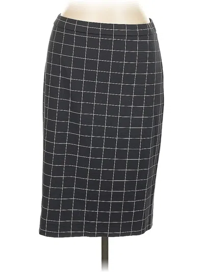 Pre-owned Ann Taylor Formal Skirt In Gray