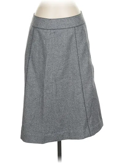 Pre-owned Ann Taylor Formal Skirt In Gray