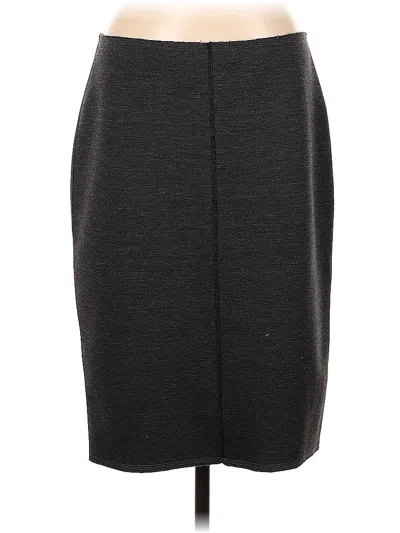 Pre-owned Ann Taylor Formal Skirt In Gray