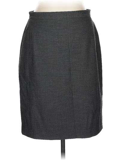 Pre-owned Ann Taylor Formal Skirt In Gray