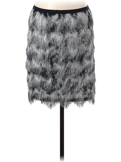 Pre-owned Ann Taylor Formal Skirt In Gray