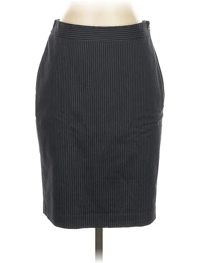 Pre-owned Ann Taylor Formal Skirt In Gray