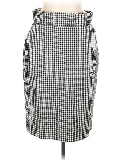 Pre-owned Ann Taylor Formal Skirt In Gray