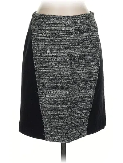 Pre-owned Ann Taylor Formal Skirt In Gray