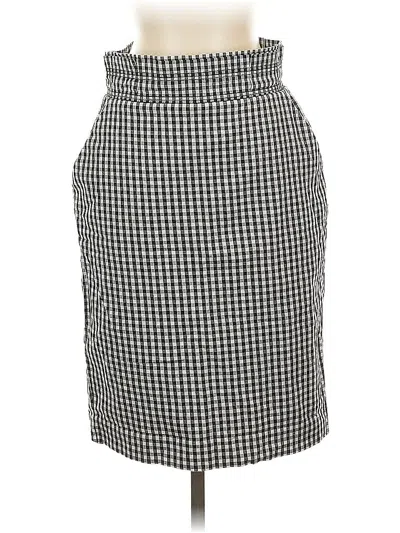 Pre-owned Ann Taylor Formal Skirt In Gray