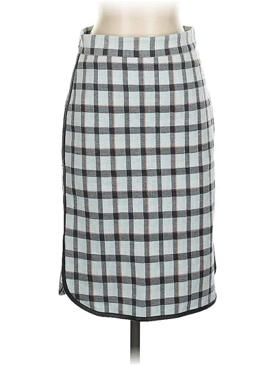 Pre-owned Ann Taylor Formal Skirt In Gray