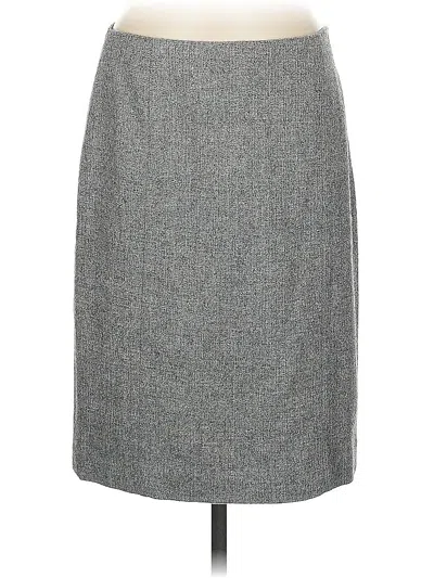 Pre-owned Ann Taylor Formal Skirt In Gray