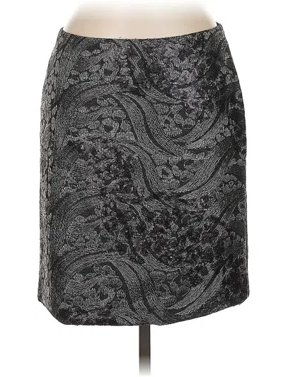 Pre-owned Ann Taylor Formal Skirt In Gray