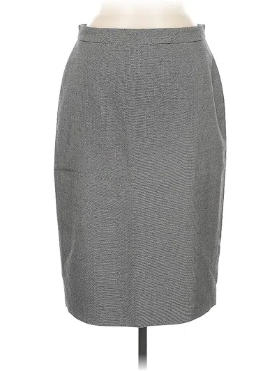 Pre-owned Ann Taylor Formal Skirt In Gray