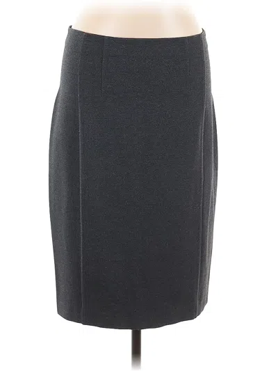 Pre-owned Ann Taylor Formal Skirt In Gray