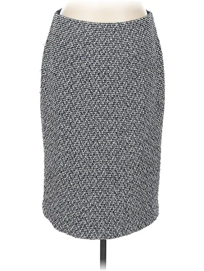 Pre-owned Ann Taylor Formal Skirt In Gray