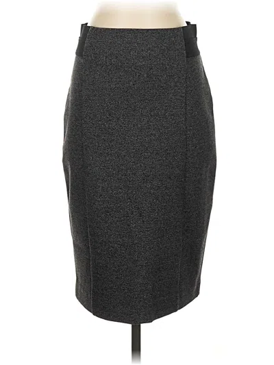 Pre-owned Ann Taylor Formal Skirt In Gray