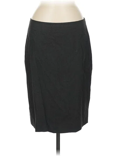 Pre-owned Ann Taylor Formal Skirt In Gray