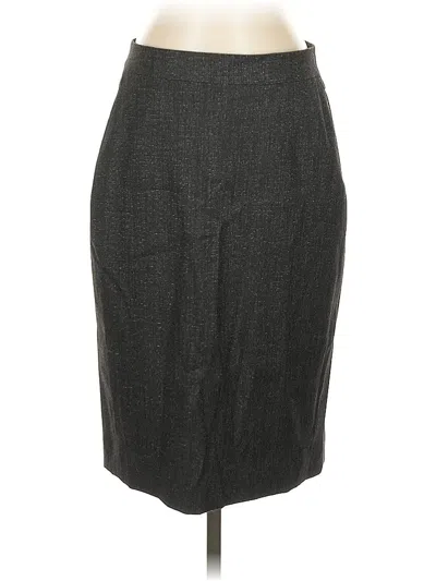 Pre-owned Ann Taylor Formal Skirt In Gray