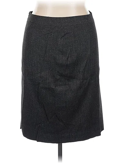 Pre-owned Ann Taylor Formal Skirt In Gray