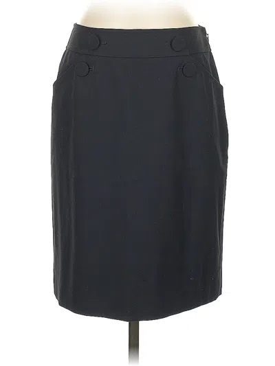 Pre-owned Ann Taylor Formal Skirt In Gray