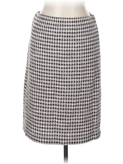 Pre-owned Ann Taylor Formal Skirt In Gray