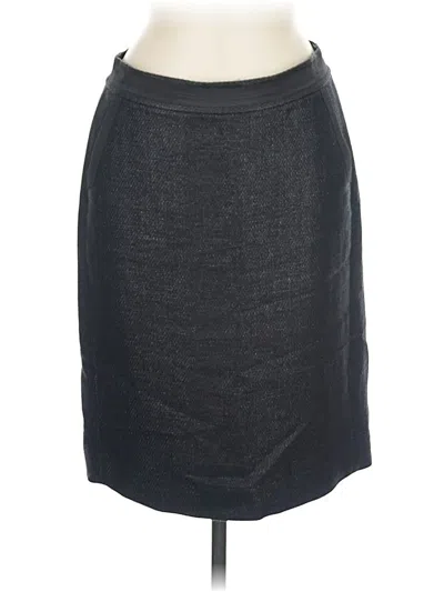 Pre-owned Ann Taylor Formal Skirt In Gray