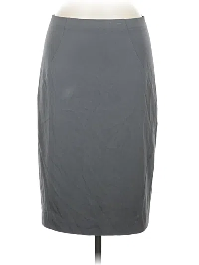 Pre-owned Ann Taylor Formal Skirt In Gray