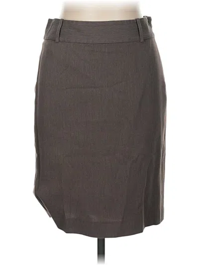Pre-owned Ann Taylor Formal Skirt In Gray
