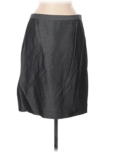Pre-owned Ann Taylor Formal Skirt In Gray