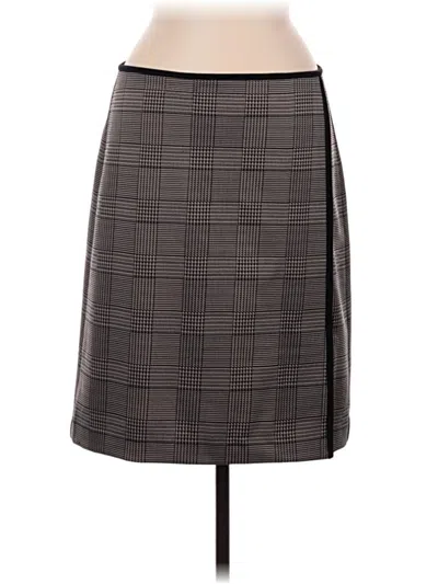Pre-owned Ann Taylor Formal Skirt In Gray