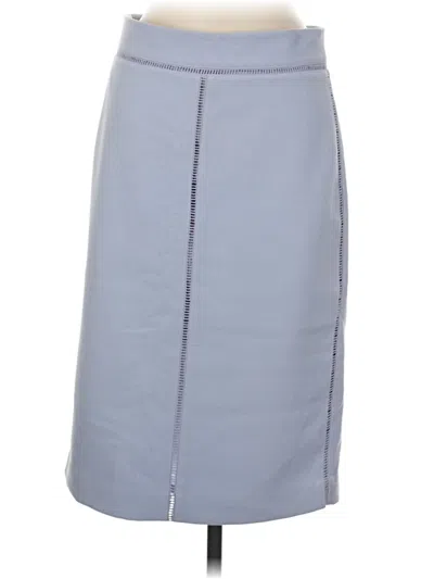 Pre-owned Ann Taylor Formal Skirt In Gray