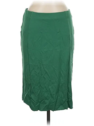 Pre-owned Ann Taylor Formal Skirt In Green