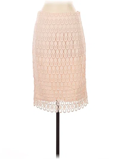 Pre-owned Ann Taylor Formal Skirt In Ivory