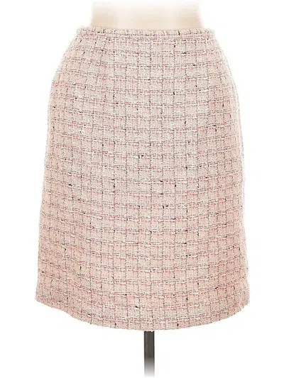 Pre-owned Ann Taylor Formal Skirt In Pink