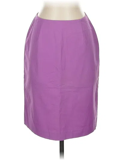 Pre-owned Ann Taylor Formal Skirt In Purple