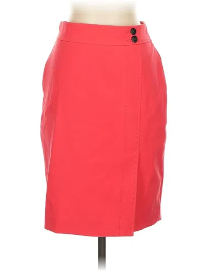 Pre-owned Ann Taylor Formal Skirt In Red
