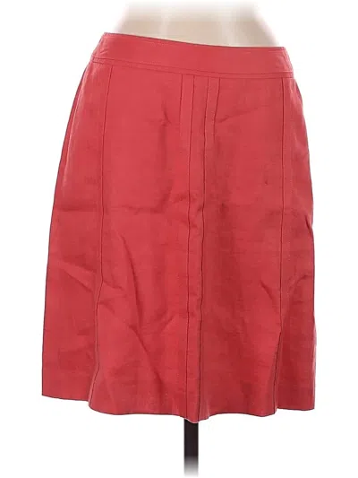 Pre-owned Ann Taylor Formal Skirt In Red