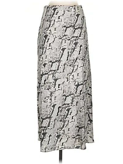 Ann Taylor Formal Skirt In Silver
