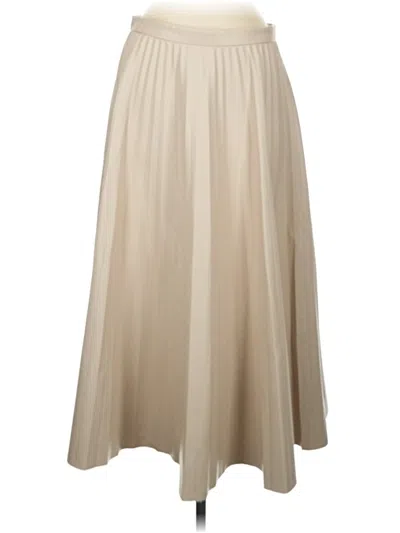 Pre-owned Ann Taylor Formal Skirt In Tan