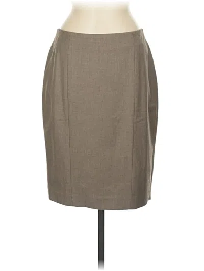 Pre-owned Ann Taylor Formal Skirt In Tan