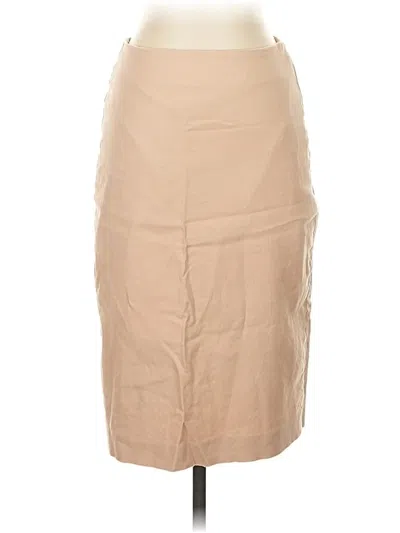 Pre-owned Ann Taylor Formal Skirt In Tan