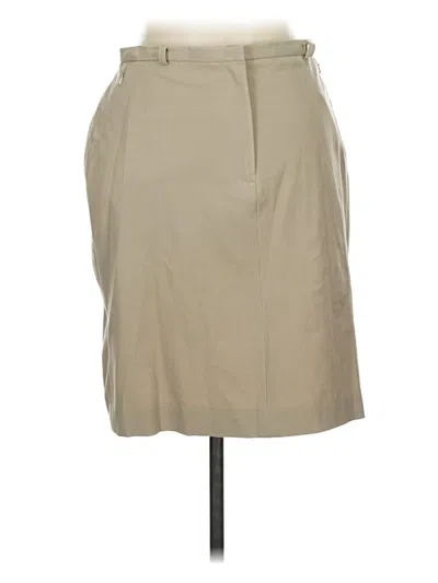Pre-owned Ann Taylor Formal Skirt In Tan