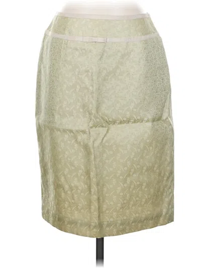 Pre-owned Ann Taylor Formal Skirt In Tan
