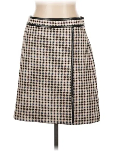 Pre-owned Ann Taylor Formal Skirt In Tan