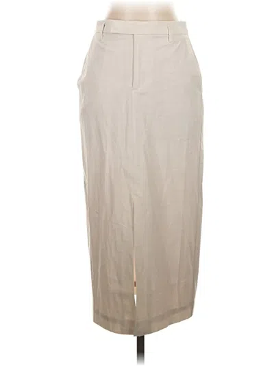 Pre-owned Ann Taylor Formal Skirt In Tan