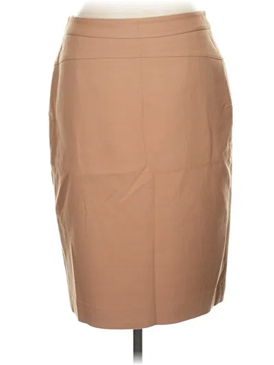 Pre-owned Ann Taylor Formal Skirt In Tan