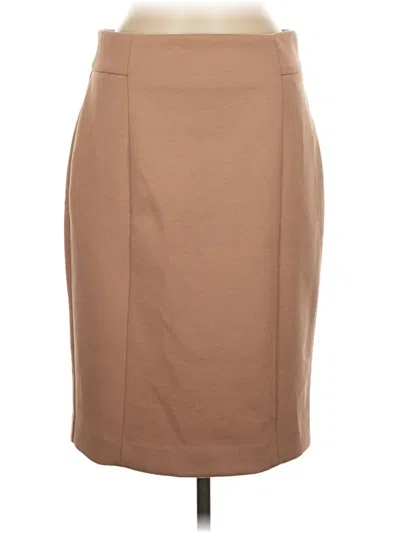 Pre-owned Ann Taylor Formal Skirt In Tan