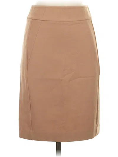Pre-owned Ann Taylor Formal Skirt In Tan