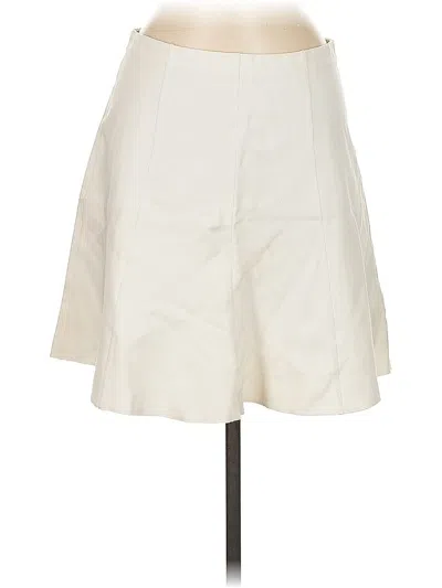 Pre-owned Ann Taylor Formal Skirt In White