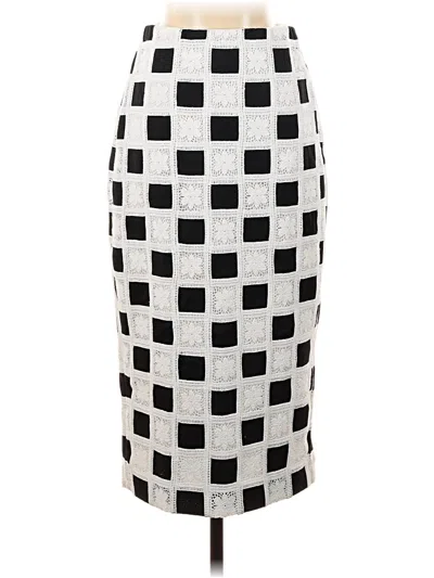 Pre-owned Ann Taylor Formal Skirt In White