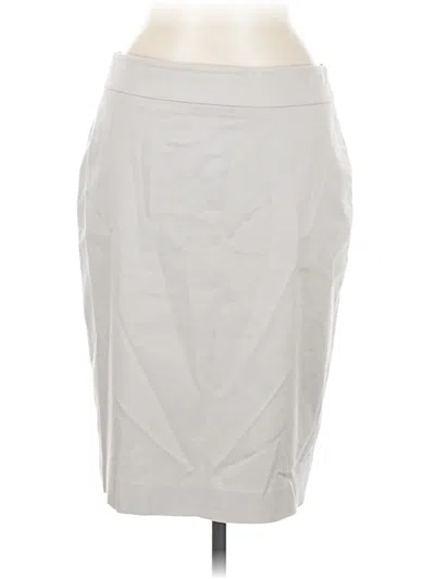 Pre-owned Ann Taylor Formal Skirt In White