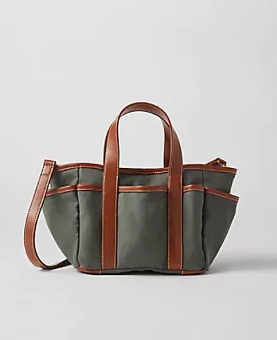Ann Taylor Garden Mini Tote Bag In Topiary Green